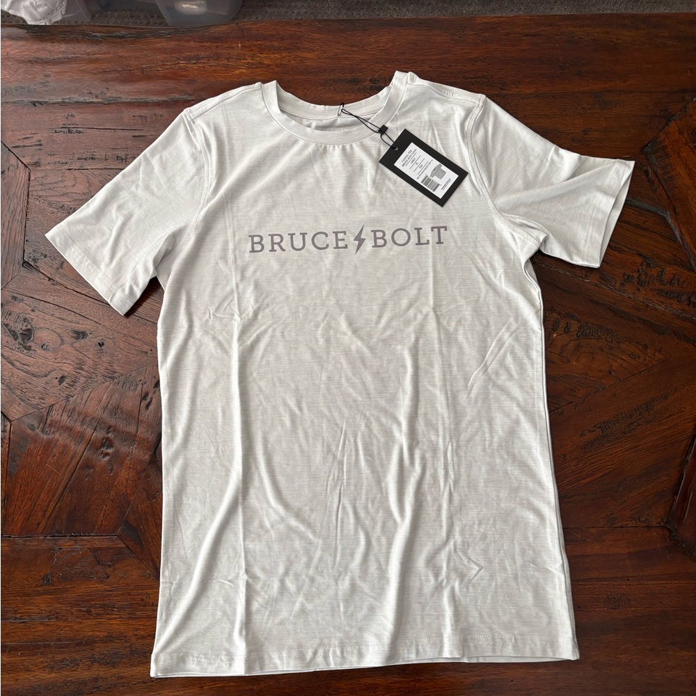 Bruce Bolt Kids White Short Sleeve Tee